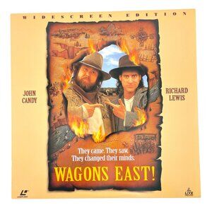 Home Video Laserdisc LD Wagons East Rare Collectible Western Comedy